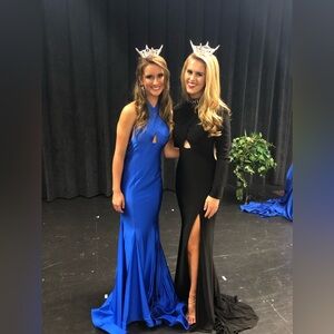 MacDuggal Black Evening Gown, Size 4